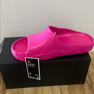 Jordan Bright Pink Slide Sandals